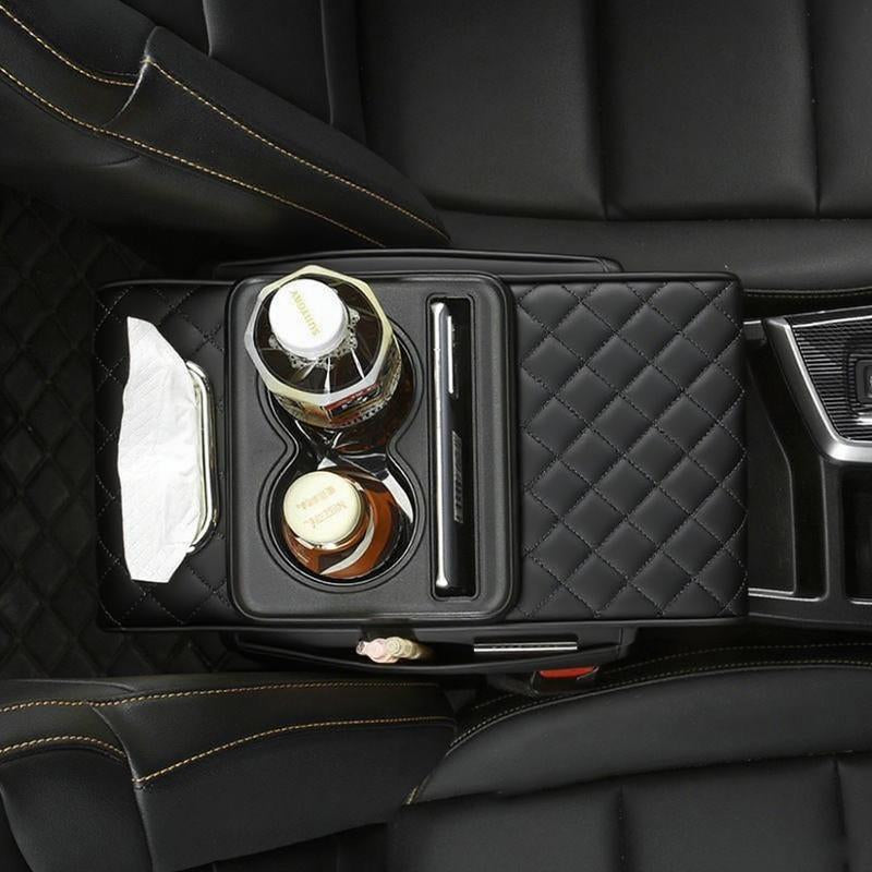 Car Center Console Armrest Pad, Multifunctional 5 in 1 Pad for Car Armrest Box, Car Storage Bag, Car Console Organizer, Car Interior Accessories, Car Organization Supplies